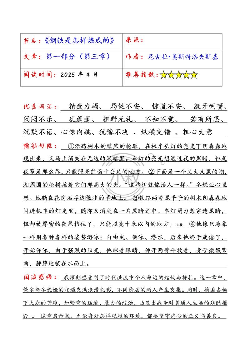 钢铁是怎样炼成的在线阅读 | 保尔·柯察金经典红色小说全文
