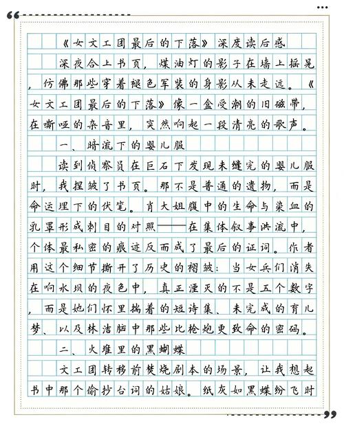 女文工团员的最后的下落全文免费在线阅读
